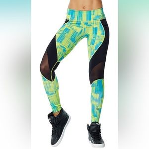 Zumba Leggings Small Mesh